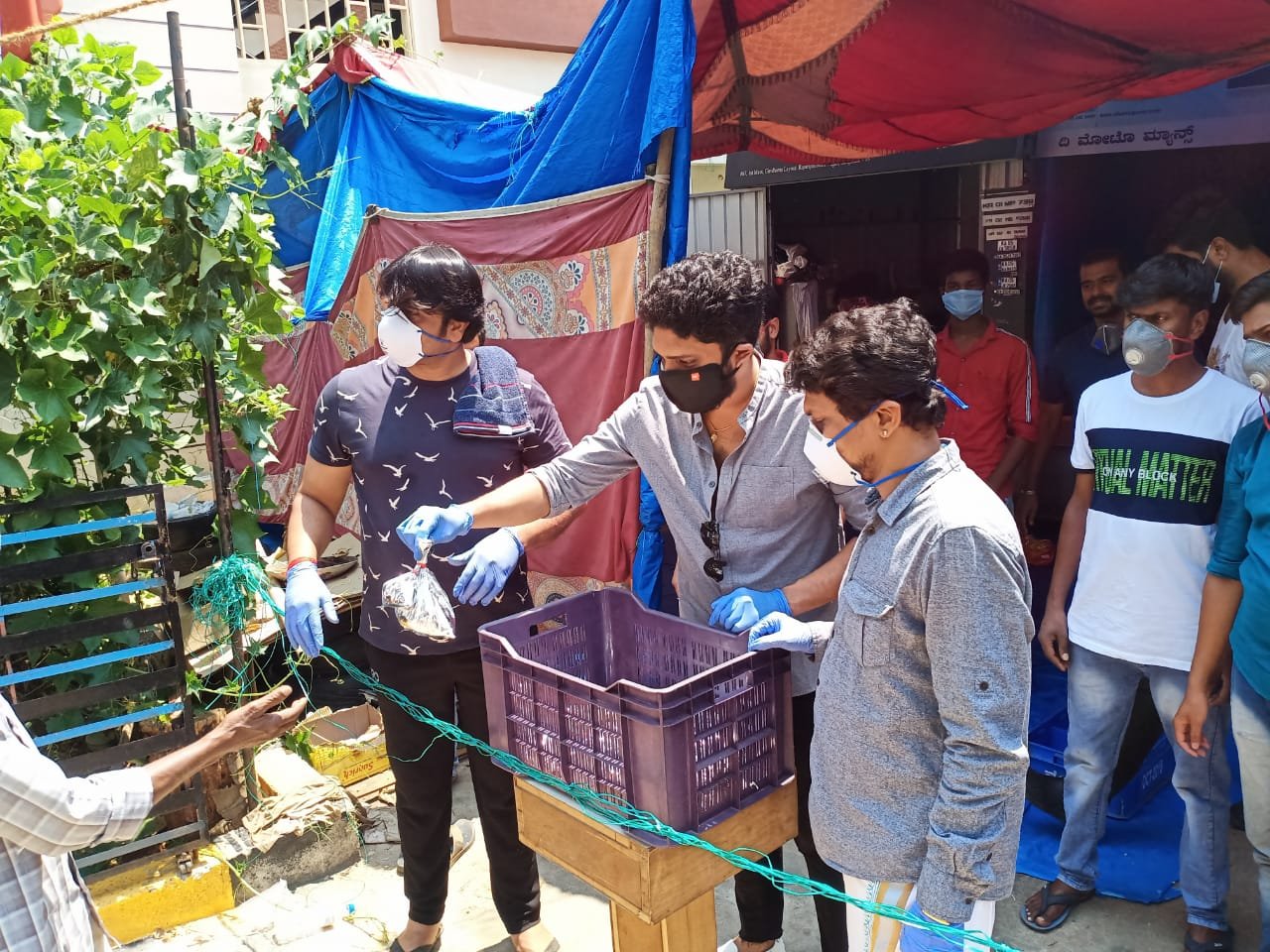 Food distribution during covid days